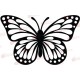 Egyszerű pillangó - Falmatrica / Faltetoválás