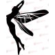 Táncoló tündér - Falmatrica / Faltetoválás