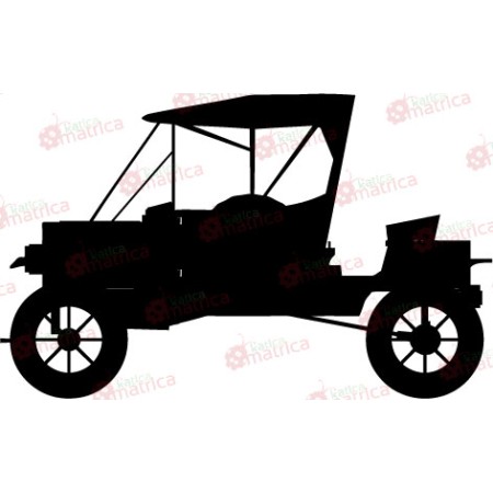 Régi idők gépjárműve - Falmatrica / Faltetoválás