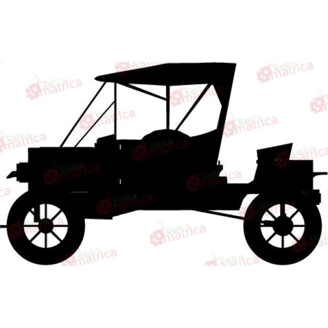 Régi idők gépjárműve - Falmatrica / Faltetoválás