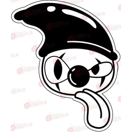 Sapkás bohóc - Falmatrica / Faltetoválás