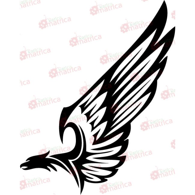 Tribál sas - Falmatrica / Faltetoválás