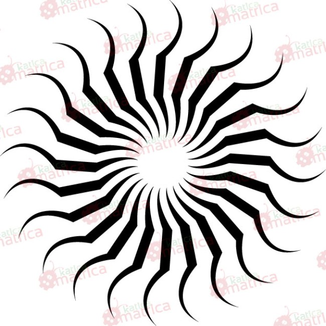 Kreativ napábrázolás - Falmatrica / Faltetoválás -