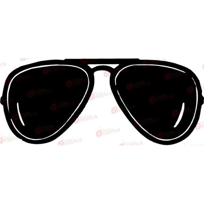 Pilóta szemüveg - Falmatrica / Faltetoválás