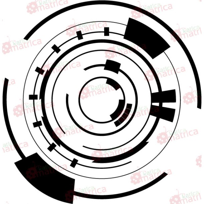 Nonfiguratív minta - Falmatrica / Faltetoválás -