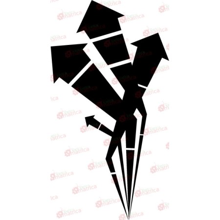 Tűzijáték - Falmatrica / Faltetoválás