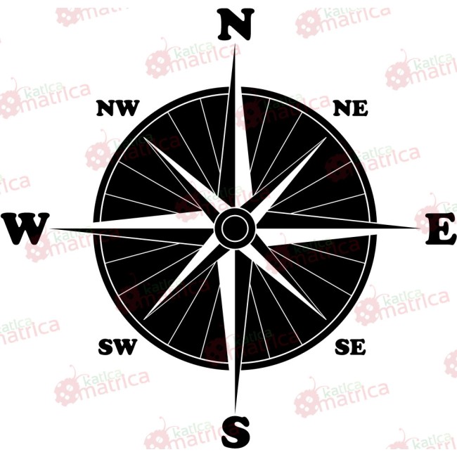 Iránytű - Falmatrica / Faltetoválás -