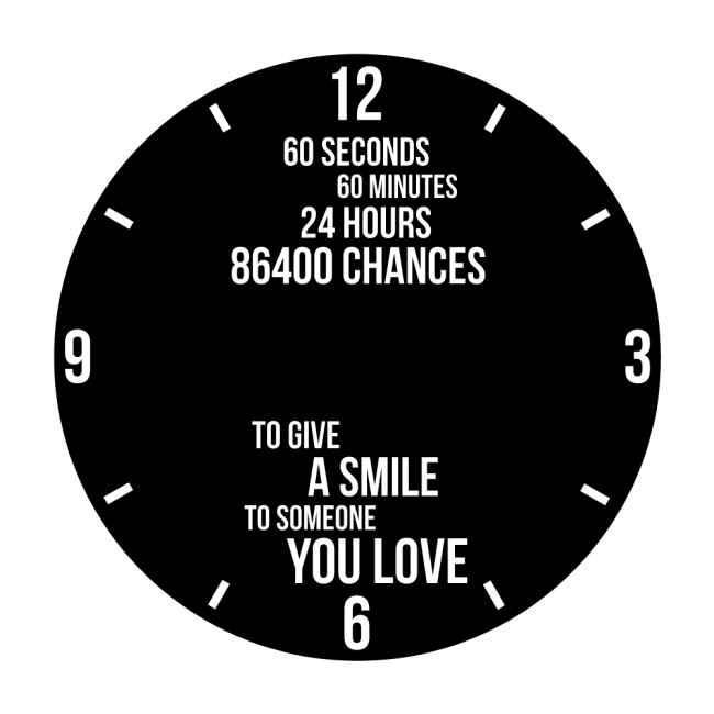 Mosolyogj + falióra