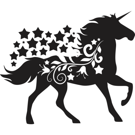 Szépséges póni - Falmatrica / Faltetoválás