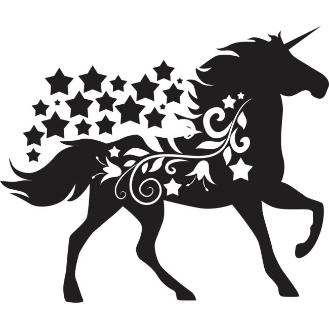 Szépséges póni - Falmatrica / Faltetoválás