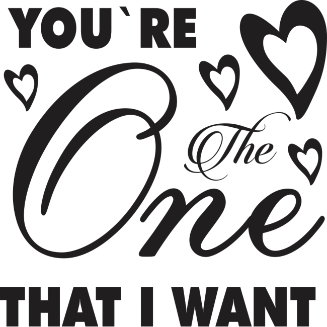 Te vagy az egyetlen - Falmatrica / Faltetoválás