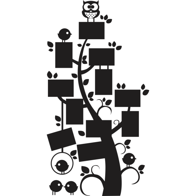 Madárkás emlékfa - Falmatrica / Faltetoválás