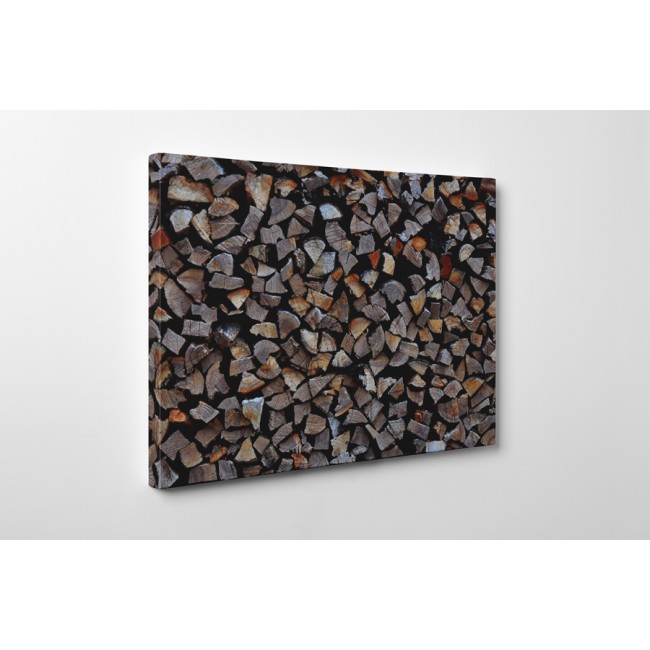 Felhasított fadarabok