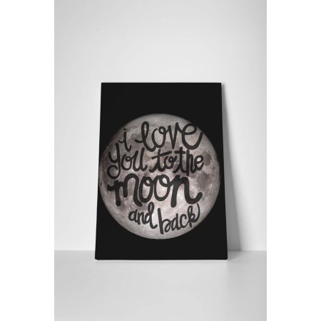 To the moon and back - Fekete