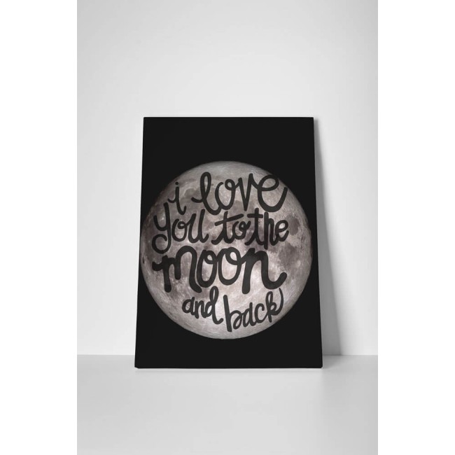 To the moon and back - Fekete