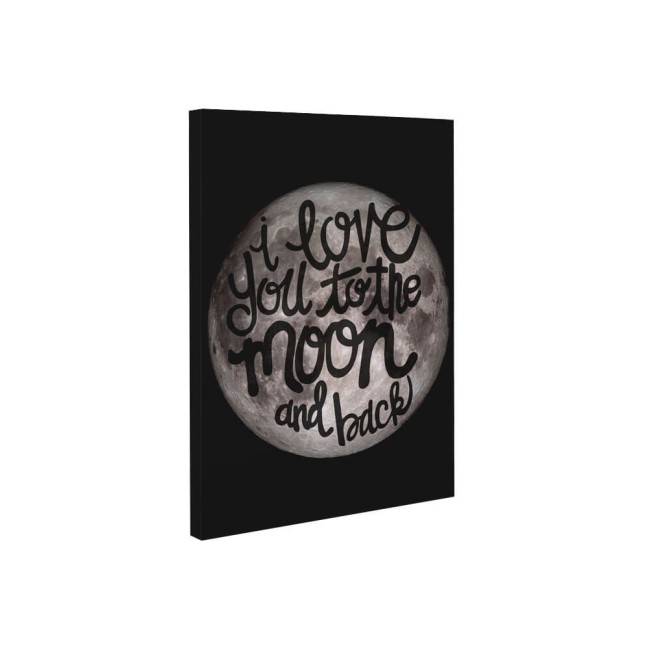 To the moon and back - Fekete