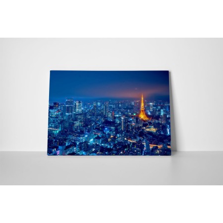 Tokió városképe és az égbolt