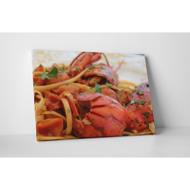 Garnéla spagettivel