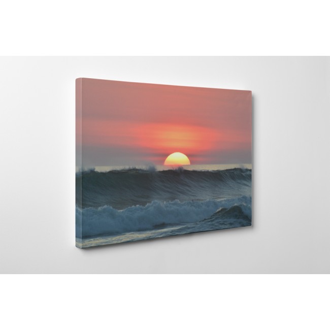 Hullámok és naplemente