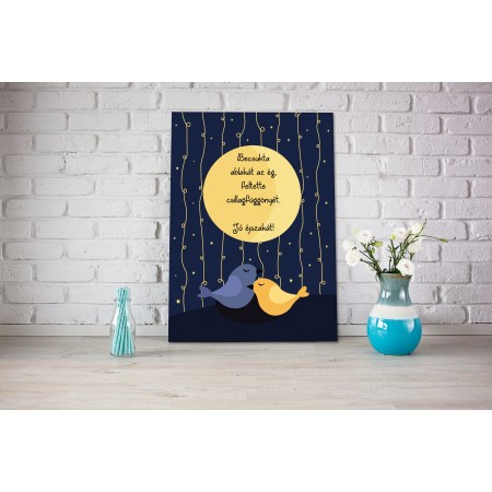 Jó éjszakát - 45x60 cm - Vászonkép