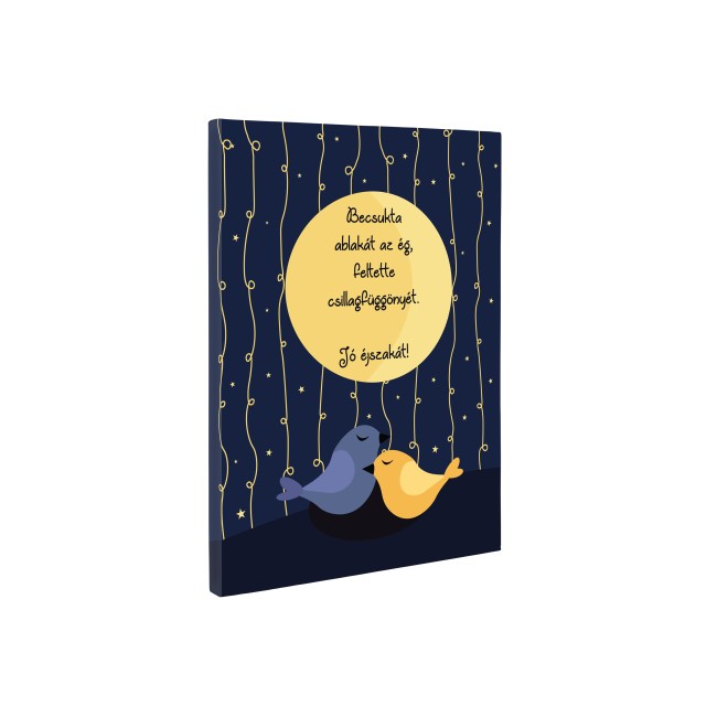 Jó éjszakát - 45x60 cm - Vászonkép