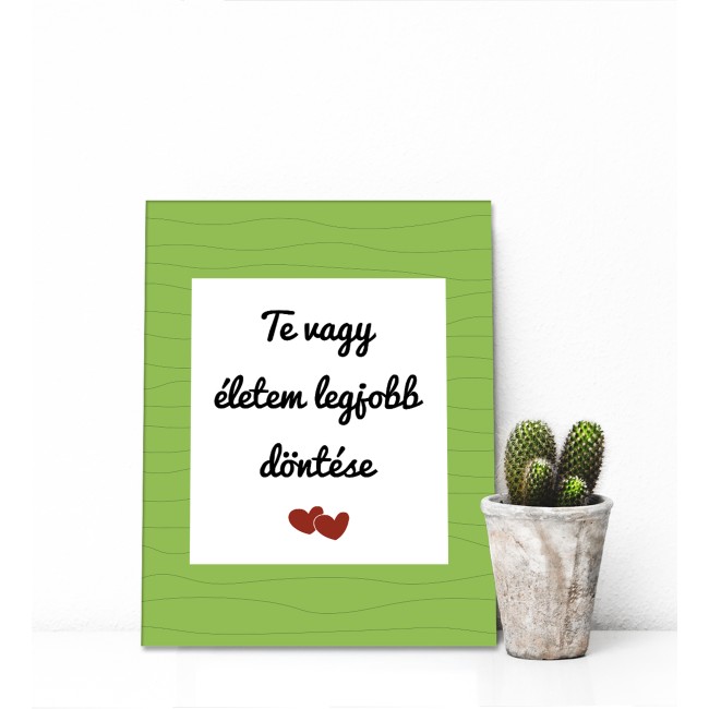 Te vagy - 30x40 cm - Vászonkép