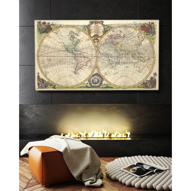 Az ismert világ - 40x70 - Vászonkép