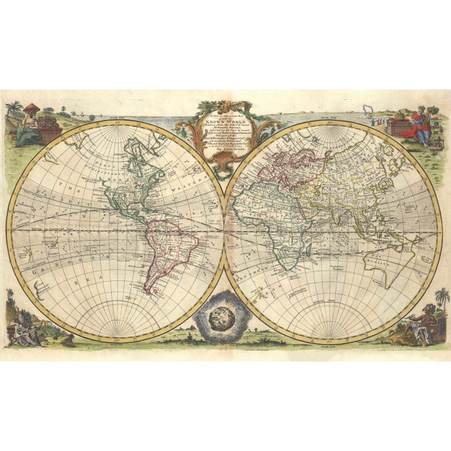 Az ismert világ - 40x70 - Vászonkép