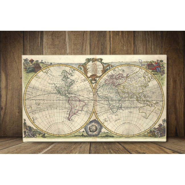 Az ismert világ - 40x70 - Vászonkép