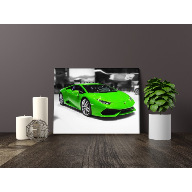 Zöld Lamborghini