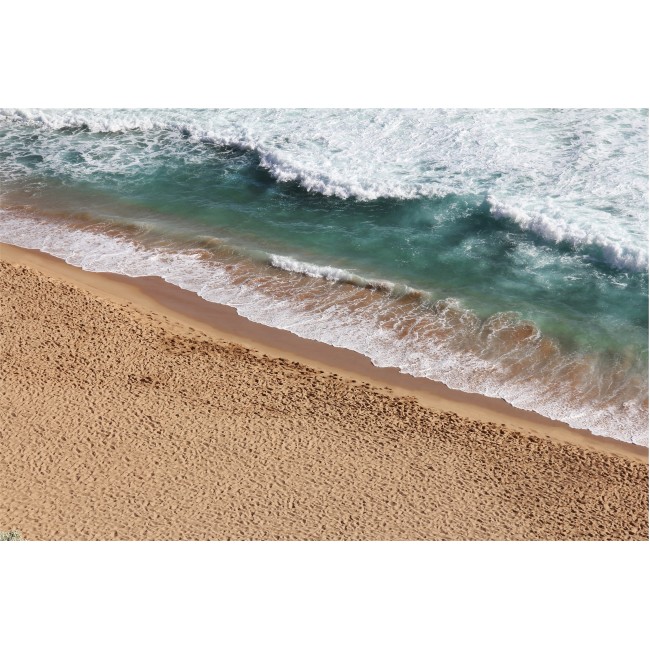 Lábnyomok a parton - 75x50 - Vászonkép