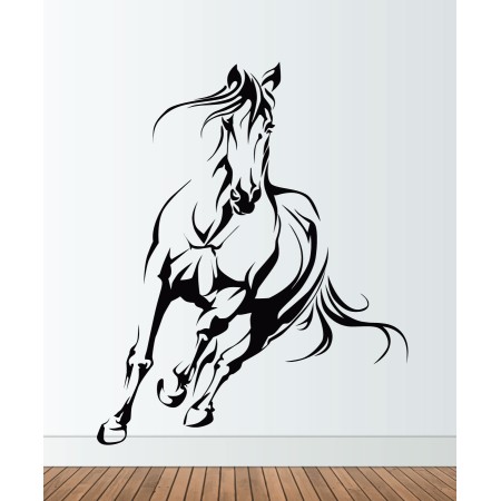 Száguldó paripa - Falmatrica / Faltetoválás