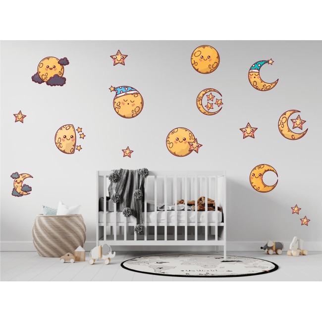 Aranyos holdak - Nyomtatott matrica