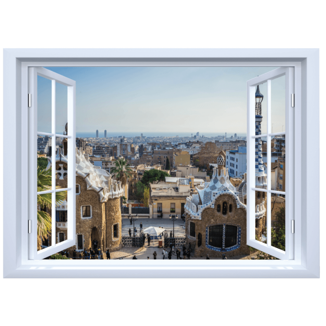 Alpi - Színes ablak Matrica