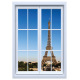 Eiffel-torony - Színes ablak Matrica