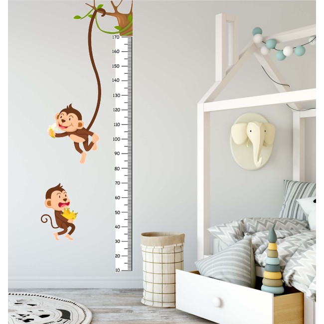 Majmos mérőszalag - Színes Matrica