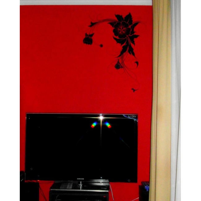 Hawaii virág - Falmatrica / Faltetoválás -