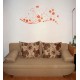Virágok és pillangók - Falmatrica / Faltetoválás