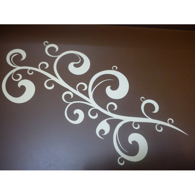 Nonfiguratív virágminta - Falmatrica / Faltetoválás