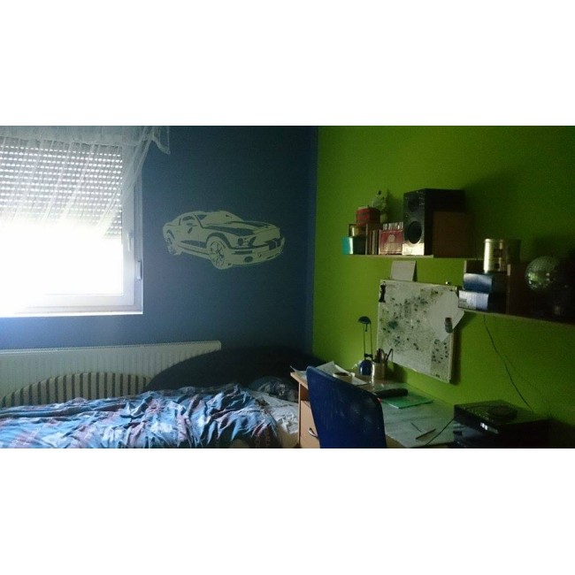 Ford Mustang - Falmatrica / Faltetoválás