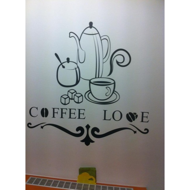 Coffee Love - Falmatrica / Faltetoválás -