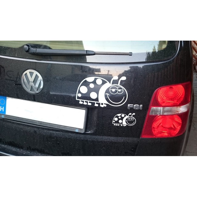 Autós matrica - Laza katicák