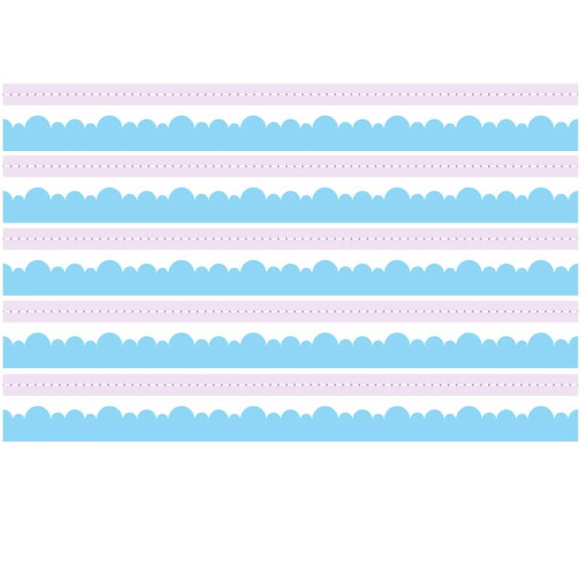 Felhők - Nyomtatott bordűr matrica