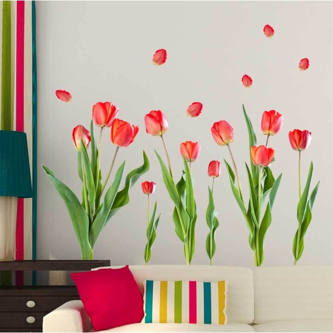 Gyönyörű tulipánjaim - Nyomtatott matrica