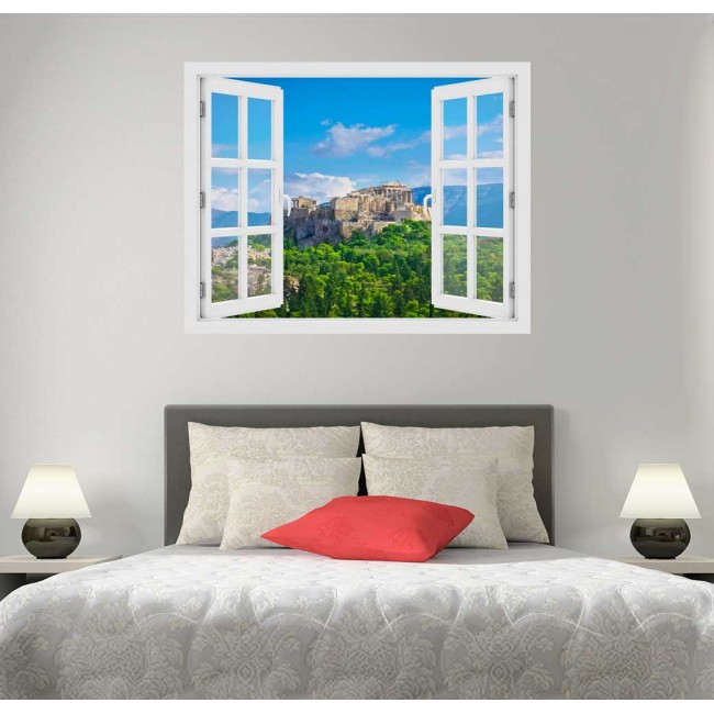 Akropolisz, Görögország - 3D hatású ablakos matrica