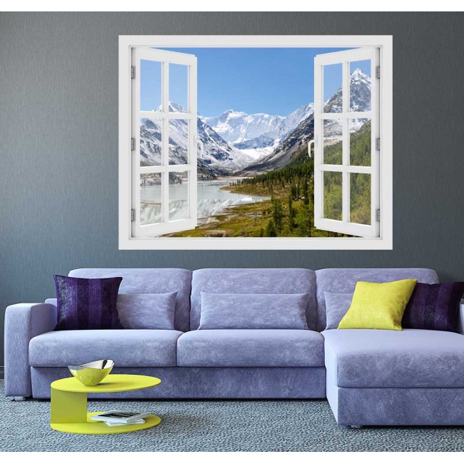 Altai-hegység, Oroszország - 3D hatású ablakos matrica