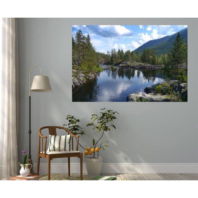  Gyönyörű erdei patak - Nyomtatott poszter