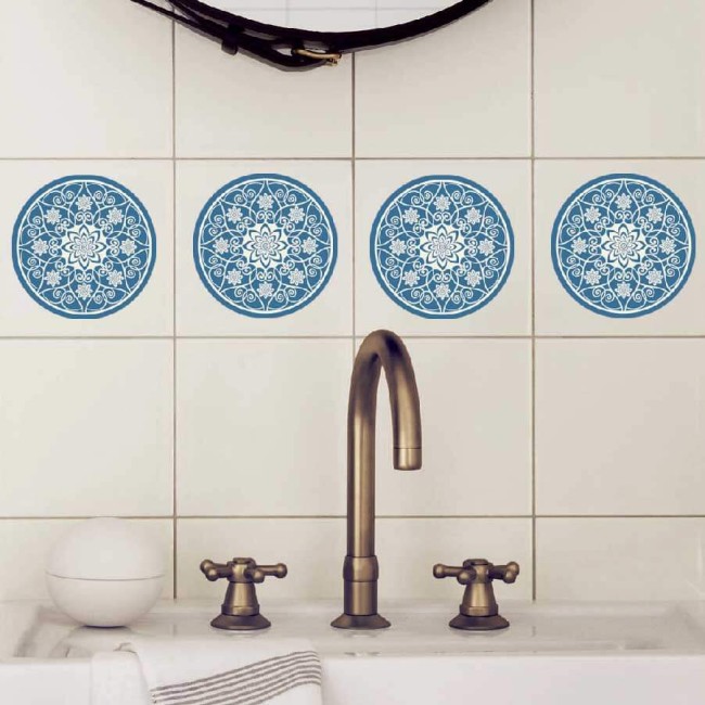 Csempe matrica - Görög minta - 4 darab