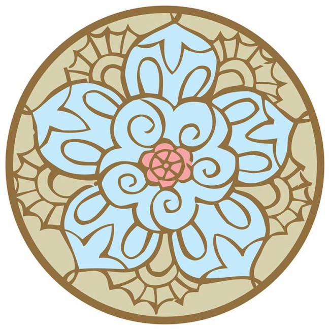 Csempe matrica - India - 4 darab