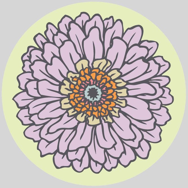 Csempe matrica - Retro - 4 darab